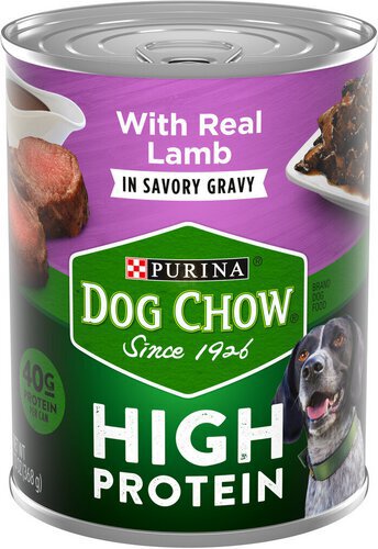 Purina Dog Chow High Protein Gravy Wet Dog Food, High Protein With Lamb