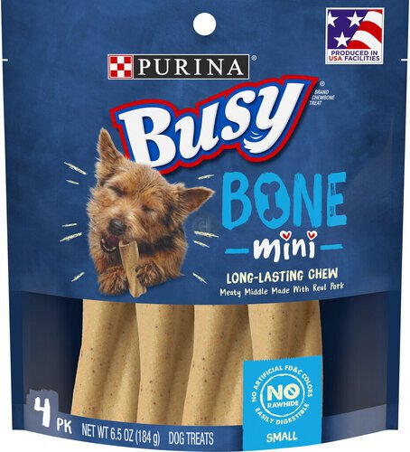 Purina Busy Made in USA Facilities Small Breed Dog Bones, Mini