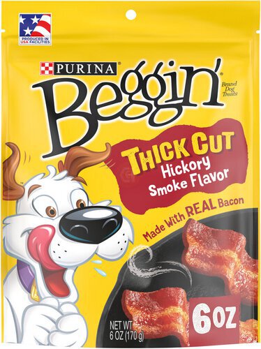 Purina Beggin' Strips With Real Meat Dog Treats, Thick Cut Hickory Smoke Flavor