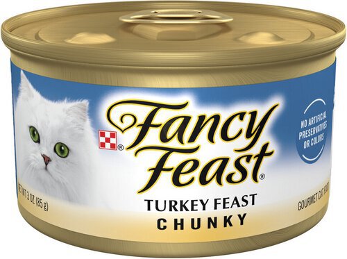 Purina Fancy Feast Chunky Turkey Feast Wet Cat Food