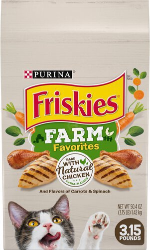 Purina Friskies Dry Cat Food, Farm Favorites With Chicken