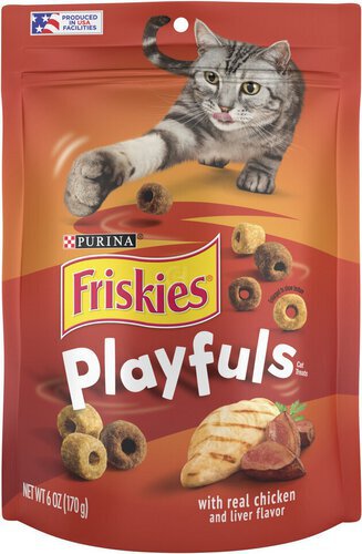 Purina Friskies Playfuls With Chicken and Liver Flavor Cat Treats