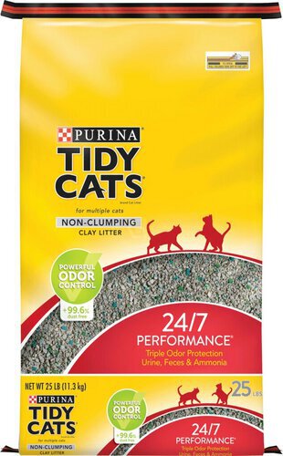 Purina Tidy Cats Non Clumping Cat Litter, 24/7 Performance Multi Cat Litter
