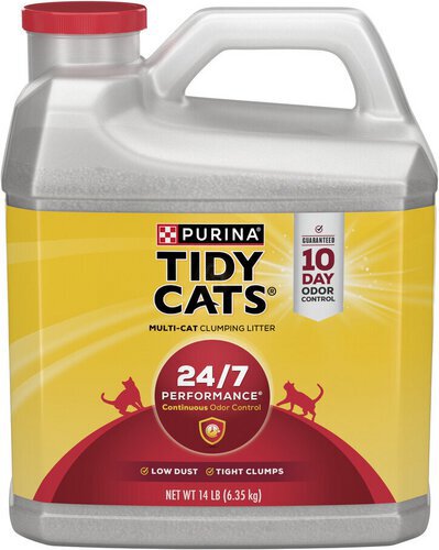 Purina Tidy Cats Clumping Cat Litter, 24/7 Performance Multi Cat Litter