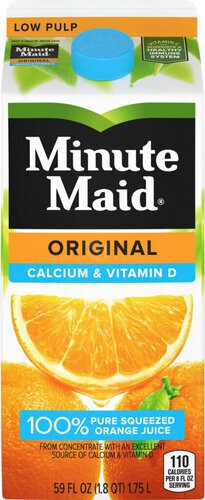 Minute Maid Premium Original Calcium Vitamin D Low Pulp