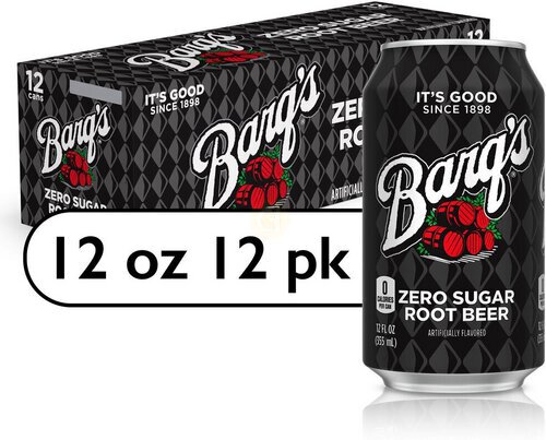 Diet Barg's Rootbeer Can