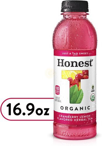 Honest Tea Organic Fair Trade Cranberry Lemon Gluten Free