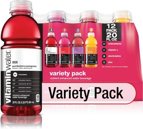 Vitaminwater Variety Pack Nutrient Enhanced Water W Vitamins