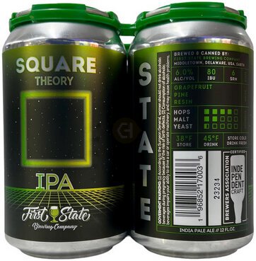 First State Square Theory IPA 12oz Cans