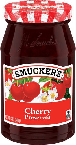 Smucker's Cherry Preserves, 12 Ounce