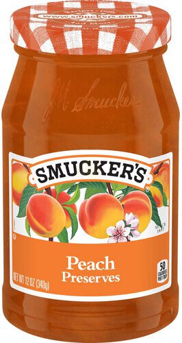 Smucker's Peach Preserves, 12 Ounces