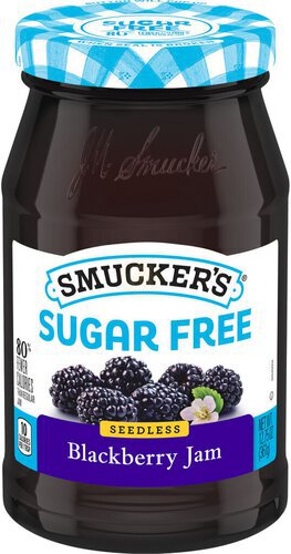 Smucker's Sugar Free Seedless Blackberry Jam with Splenda Brand Sweetener, 12.75 Ounces