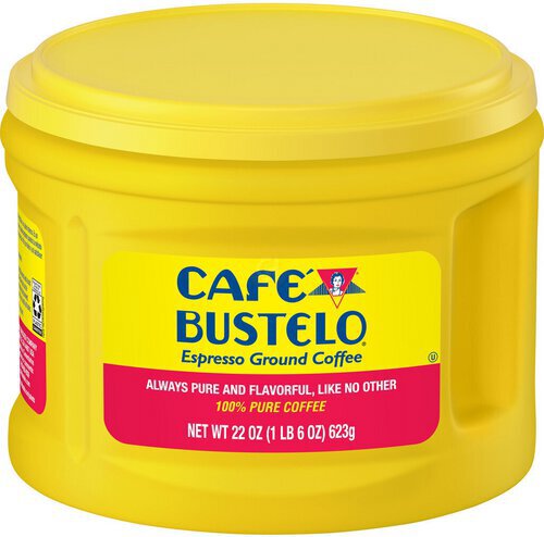 Café Bustelo Espresso Ground Coffee, Dark Roast, 22-Ounce Canister