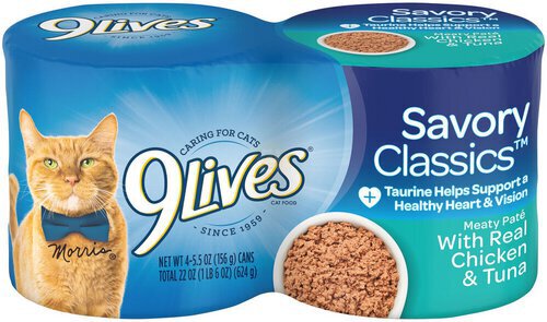 Cat Food Lives Chicken & Tuna 4 Pk