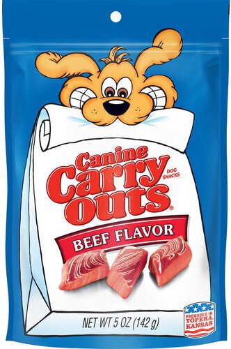 Canine Carry Outs Beef Flavor Dog Snacks, 5-Ounce