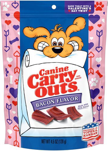 Canine Carry Outs Bacon Flavor Dog Treats, 4.5 oz Bag