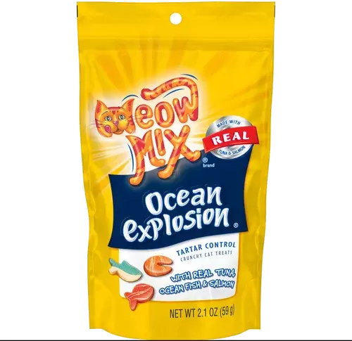 Meow Mix Ocean Explosion W Real Tuna Ocean Fish & Salmon