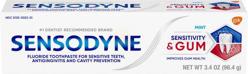 Sensodyne Sensitivity & Gum Sensitive Toothpaste, Mint - 3.4 Ounces