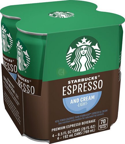 Starbucks Premium Espresso Beverage Espresso & Cream Light