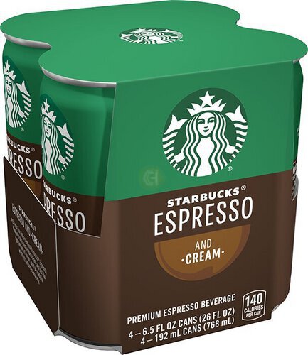 Starbucks Espresso Premium Beverage Espresso & Cream   