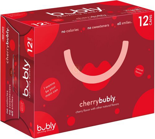 Bubly Sparkling Water Cherry   