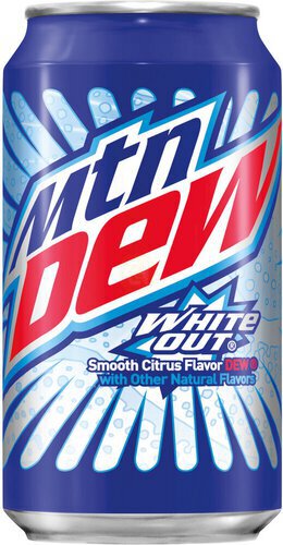 Mtn Dew White Out Soda Smooth Citrus 