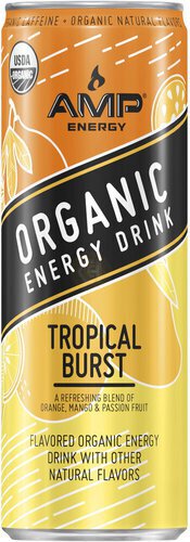 Amp Energy Tropical Burst Organic Energy Drink  