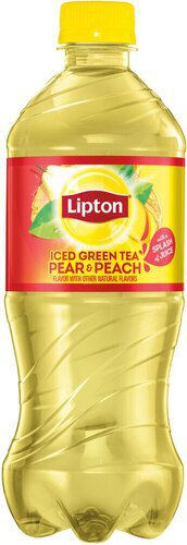Lipton Iced Green Tea Pear & Peach Flavor  