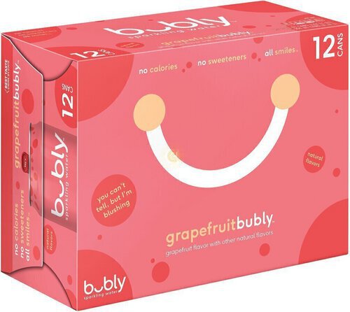 Bubly Sparkling Water Grapefruit