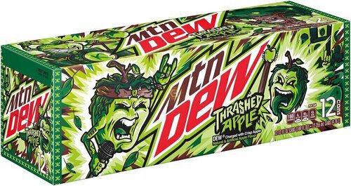 Mtn Dew Soda Thrashed Apple DEW Charged with Crisp