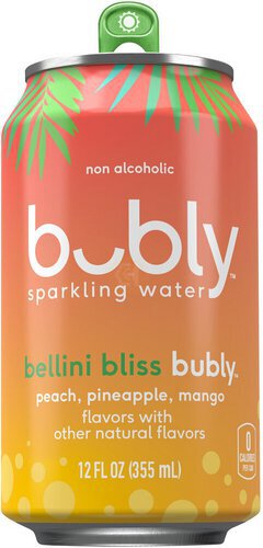 Bubly Sparkling Water Bellini Bliss Peach Pineapple Mango