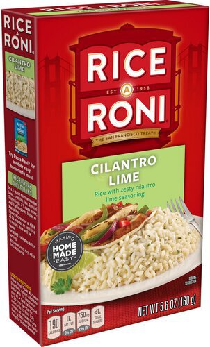 Rice A Roni Rice With Zesty Cilantro Lime