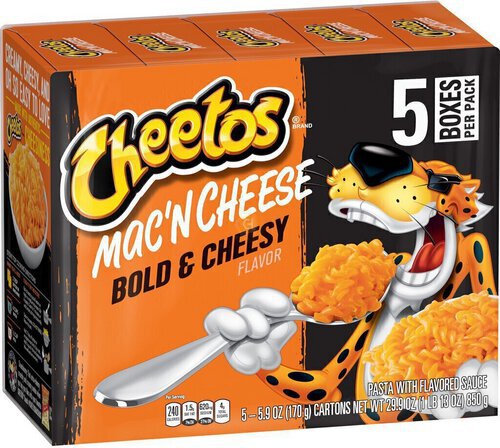 Cheetos Mac'N Cheese Pasta With Flavored Sauce Bold And Cheesy Flavor