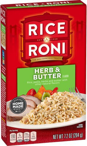 Rice A Roni Rice Pasta Herb & Butter Flavor 