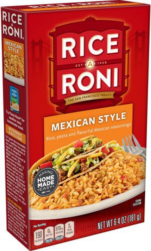 Rice A Roni Rice Pasta MexiStyle