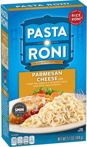 Pasta Roni Angel Hair Pasta Parmesan Cheese Flavor