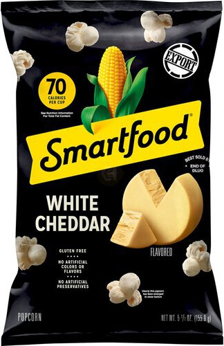 Smartfood Popcorn White Cheddar Flavored  