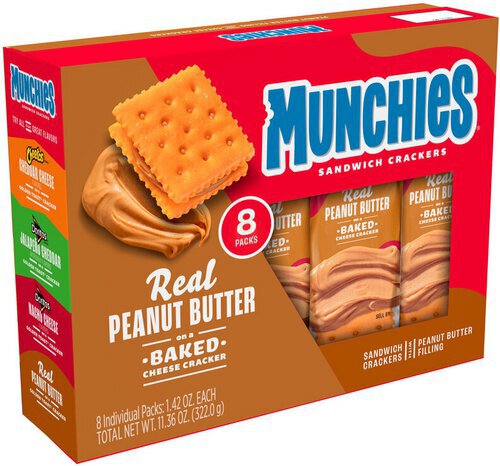 Munchies Sandwich Crackers Peanut Butter 