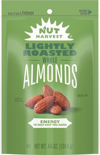 Nut Harvest Whole Almonds Lightly Roasted