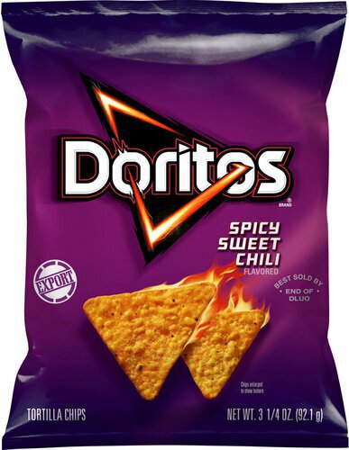 Doritos Tortilla Chips Spicy Sweet Chili Flavored
