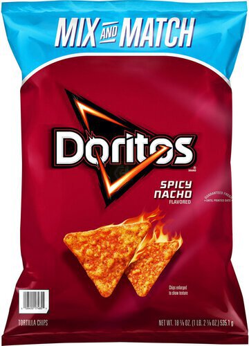 Doritos Tortilla Chips Spicy Nacho  