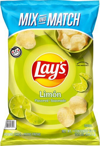 Lay's Potato Chips Limon Flavored 