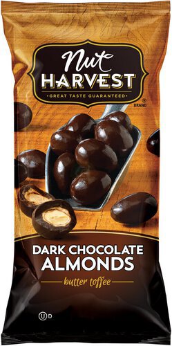 Nut Harvest Dark Chocolate Toffee Almonds  