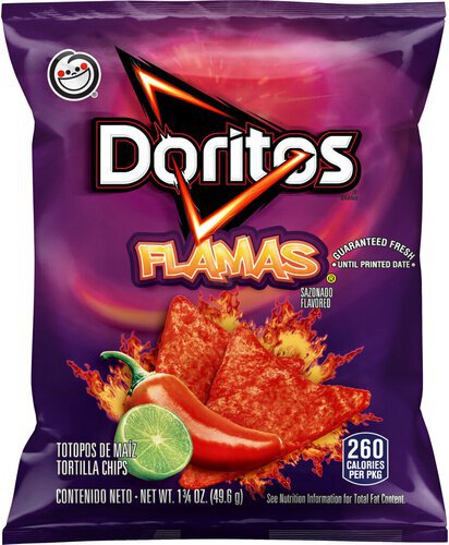 Doritos Tortilla Chips Flamas Flavored