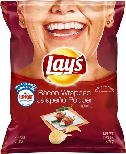 Lay's Potato Chips Bacon Wrapped Jalapeno Popper Duet