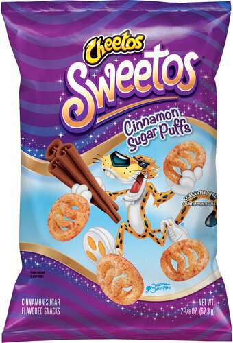 Cheetos Sweetos Eggs Cinnamon Sugar Flavored Snacks Cinnamon