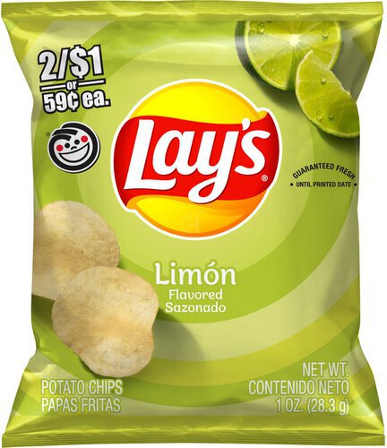 Lay's Potato Chips Limon Flavored  