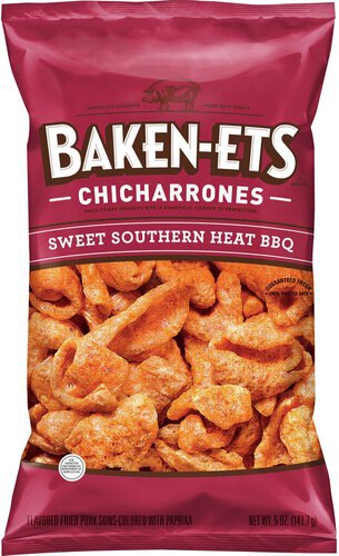BakenEts Chicharrones Fried Pork Skins Sweet Southern Heat BBQ Flavored  