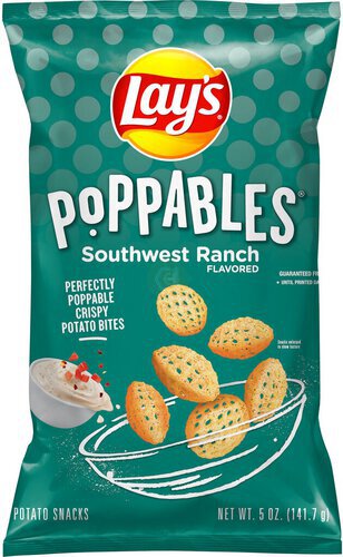 Lay's Poppables Potato Snacks Southwest Ranch Flavored