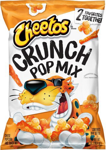 Cheetos Cheese Popcorn And Snack Mix Crunch Pop Mix  